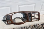 96-00 Chevy Express Gmc Savana Dash Instrument Cluster Speedo Bezel Wood Grain. Fixed Price $149.99.