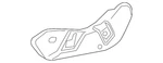 Genuine Mercedes-benz Outer Cover 212-918-27-30-64-9051. Fixed Price $39.65.