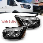 Left&right Side Halogen Headlight For 2015-2024 Ford Transit 150 250 Black Clear. Fixed Price $149.14.