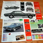 1968 Mercury Cougar Gt-e Specs Info Poster Original Brochure Ad Gte. Fixed Price $19.99.