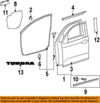 Toyota Oem 07-22 Sequoia Front Door Components-belt Molding 682100c020. Fixed Price $33.49.