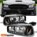 Fit 2006-2010 Dodge Charger Black Led Headlights W/corner Lamps 06 07 08 09 10. Fixed Price $128.99.