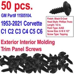 1953-2021 Corvette C1 C2 C3 C4 C5 C6 Exterior Interior Molding Trim Panel Screws. Fixed Price $8.28.