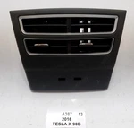 16-20 Oem Tesla Model S X Center Console Rear Second Row Air Vent Black W/ Trim. Fixed Price $69.95.