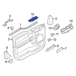 For Ford F-150 2015-2020 Fl3z14527ba Front Left Door Window Switch Bezel. Fixed Price $36.47.