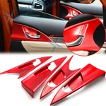 Sport Red Interior Door Handle Bowl Panel Cover Trims For Honda Civic 2016-2021. Fixed Price $36.99.