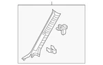 Genuine Mazda Body A-pillar Trim Panel Dm0p-68-160-75. Fixed Price $17.11.