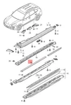 Genuine Porsche Sill Trim Strip Right Front Satin Black 958559538009b9. Fixed Price $50.56.