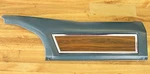 1972 Cadillac Eldorado Coupe Left Side Rear Trim Panel Above Arm Rest Dark Blue. Fixed Price $89.95.