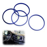 Blue Aluminum Outer Ac Vent Surrounding Decoration Rings For 16-23 Toyota Tacoma. Fixed Price $17.09.