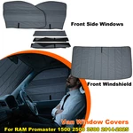 Front/side Van Window Covers Fit For Ram Promaster 1500 2500 3500 2014-2025,gray. Fixed Price $69.99.