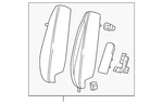 Genuine Gm Medium Titanium Rear Passenger Side Seat Back Bolster 95415750. Fixed Price $179.71.