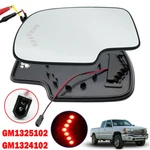 Pair Side Mirror Glass Heated W/ Turn Signal & Left Right For Chevy Gmc Cadillac. Fixed Price $37.99.