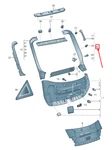 New Audi A7 Sportback 4g Right Upper Rear Lid Trim Panel 4g8867608a4pk. Fixed Price $68.30.