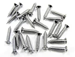 Ford Chrome Interior Trim Screws- #8 X 3/4" Long- #6 Oval Head- 25 #279. Fixed Price $13.40.
