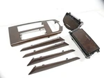 14-16 Maserati Ghibli Front & Rear Door Console Trim Bezel Walnut Wood Set Oem. Fixed Price $150.13.