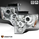 Clear Fits 2009-2014 Ford F150 Led Halo Projector Headlights Lamps Left+right. Fixed Price $168.38.
