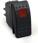 Daystar Ku80014 Red Rocker Switch Toggle. Fixed Price $15.00.