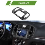 Carbon Fiber Style Central Control Navigation Screen Trim For Chrysler 300 2015+. Fixed Price $35.99.
