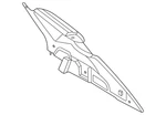Genuine Nissan Interior Quarter Panel Trim 84940-7ba2a. Fixed Price $186.91.