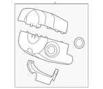Genuine Mazda Steering Column Cover Zz1a-60-21x-25. Fixed Price $94.13.