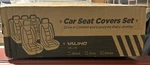 Valiho Premium Black Poly Car Seat Covers Full Set Fits Most Vehicle. Fixed Price $19.99.