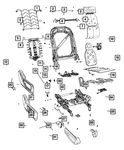 Genuine Mopar Seat Track Cover 5zf14tx7ad. Fixed Price $15.49.