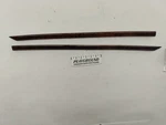 Bmw 525i 530i E39 Sedan Pair Of Rear Wood Door Trim Strips Fits 1996-2005. Fixed Price $35.97.
