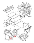 Audi Cover For Luggage Compartment Trim Moor Brown 4g8863991bjc8 No Duty To. Fixed Price $71.17.
