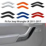 Interior Car Door Handle Panel Cover Trim Kit For Jeep Wrangler Jk 2011-17 2door. Fixed Price $14.29.