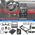 17pcs Carbon Fiber Center Consol Decor Full Trims Kit For Dodge Challenger 09-14. Fixed Price $239.99.