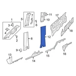 For Ram 1500 2019-2025 6bn39tx7ac Left Upper Body C-pillar Trim Panel. Fixed Price $60.56.