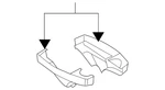 Genuine Bmw Interior Rear View Mirror Cover 51-16-7-076-129. Fixed Price $58.42.