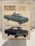 1963 Ford F-100 Series Pick-up Truck Vehicle Brochure - 4 Page, Original. Fixed Price $13.95.