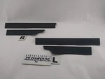 Saab 9-3 Set Of 4 Four Door Sill Step Plate Trims Black Fits 2004-2011 04 05 06. Fixed Price $77.92.