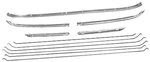 1966-67 Chevy Ii / Nova; Headliner Bow And Retainer Set; Hardtop; 11 Piece Set. Fixed Price $180.99.