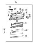Genuine Mopar Stop Bumper 68565282aa. Fixed Price $11.81.