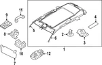 Genuine Kia Headliner Plug 85746-3y000gyt. Fixed Price $4.98.