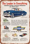 Metal Sign - 1952 Chevrolet Vintage Ad 09 Old Retro Rusty Look. Fixed Price $19.95.