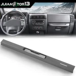 Fit For 1997-2006 Jeep Wrangler Tj Gray Dash Top Cover Defrost Vent Bezel Trim. Fixed Price $58.90.