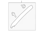 Genuine Nissan Body A-pillar Trim Panel 76911-5ha0a. Fixed Price $116.19.
