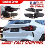 Smoked Black Rear Tail Light Trim Cover Overlay For Bmw X3/ix3/x3m G01 2022-2024. Fixed Price $119.99.