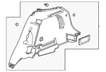 Genuine Gm Lower Quarter Trim 42815933. Fixed Price $124.92.