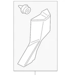 Genuine Ford Interior Quarter Panel Trim Dt1z-6131013-aa. Fixed Price $47.26.