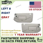 Pair Gray Side Sun Visor W/light For 2013-2020 Infiniti Qx60 96401-9pb0a. Fixed Price $35.00.