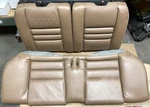 98 Ford Mustang Rear Seat Tan Leather Split Bench W Headrest Panel F4zb-63600a88. Fixed Price $145.00.