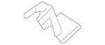 Genuine Nissan Seat Track Cover 87558-ea000. Fixed Price $13.40.