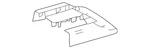 Genuine Mercedes-benz Track Cover 247-929-33-00-64. Fixed Price $14.85.