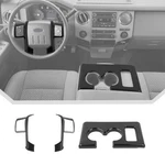 For Ford F250/350/450/550 2008-16 Carbon Steering Wheel + Front Cup Holder Trims. Fixed Price $60.98.