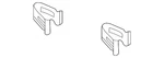 Genuine Hyundai Body D-pillar Trim Panel Clip 84647-3s000. Fixed Price $19.95.